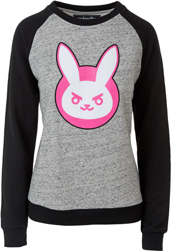 Va Long Sleeve Shirt - D Va Bunny Shirt (900x900), Png Download