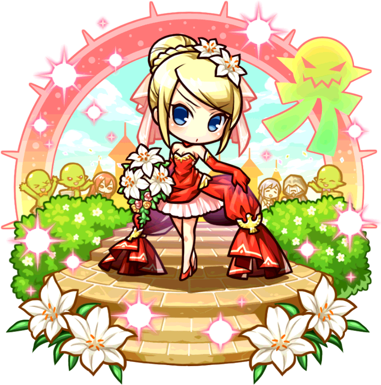 Therese East Ackerman Crimson Bride - Cartoon (1024x1024), Png Download