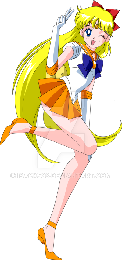 Sailor Venus Png - Minako Aino Sailor Venus (400x851), Png Download