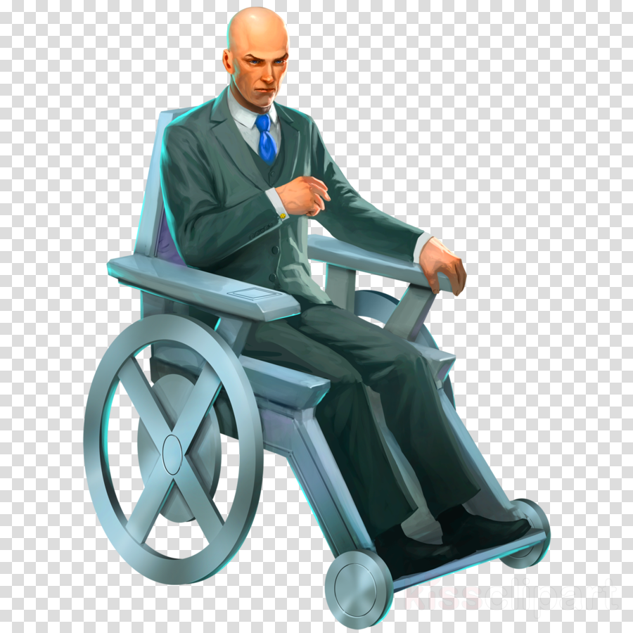 Professor X Transparent Comic Clipart Professor X Magneto - Professor X (900x900), Png Download
