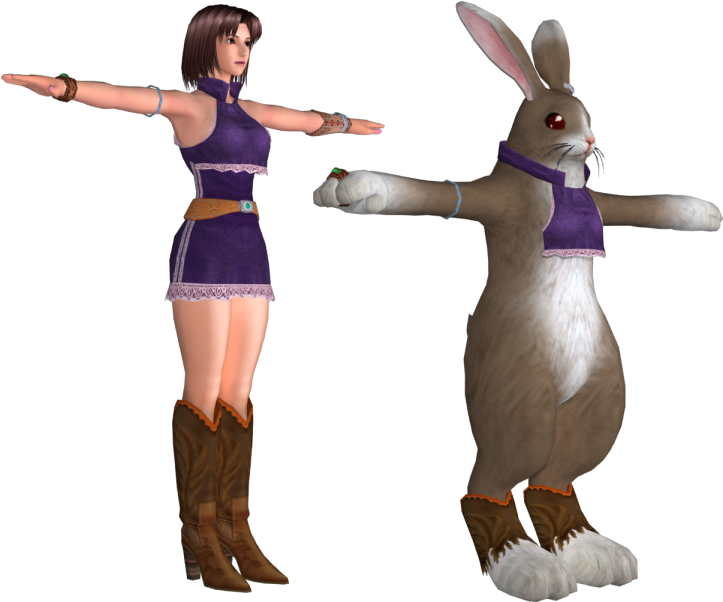 Download Zip Archive - Bloody Roar 3 Rabbit (750x650), Png Download
