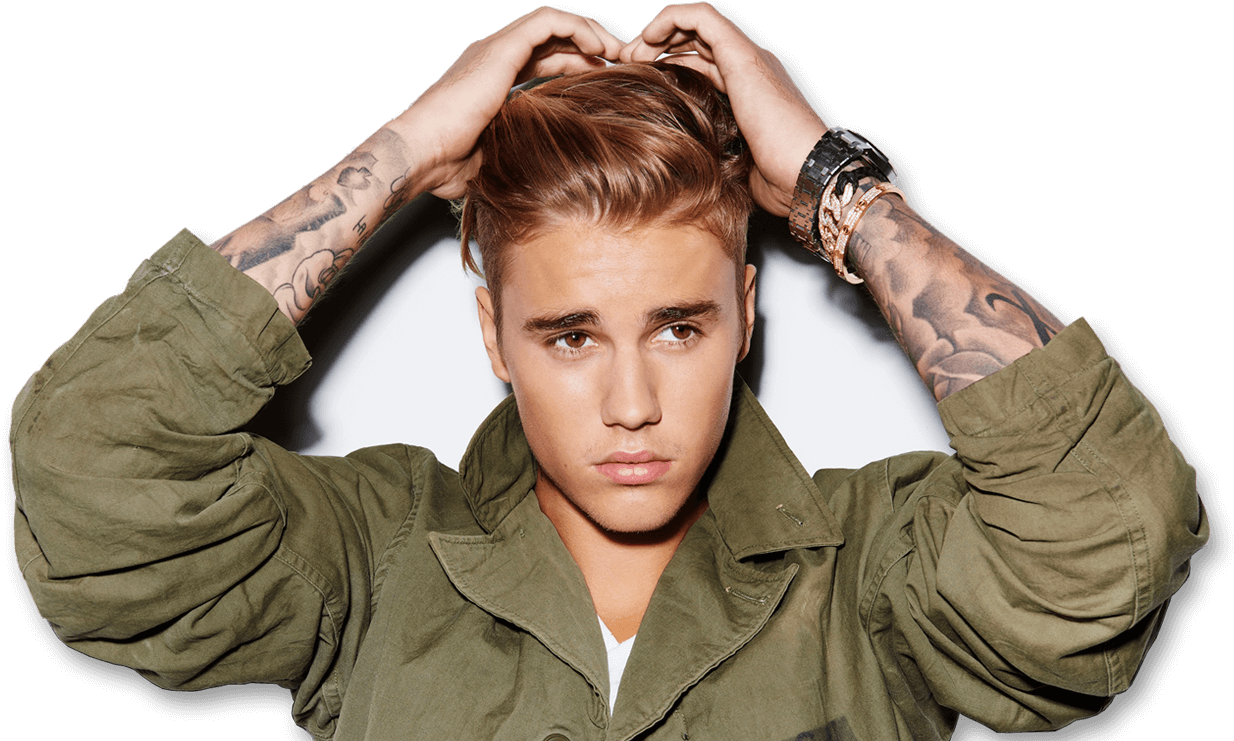 Bieber - Justin Bieber Brown Hair 2015 (1366x799), Png Download