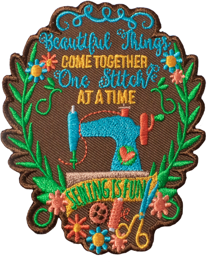 Beautiful Things Come Together One Stitch At A Time - Sewing (1024x1024), Png Download