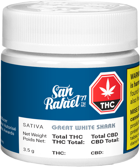 Great White Shark - San Rafael Pink Kush (1060x1060), Png Download