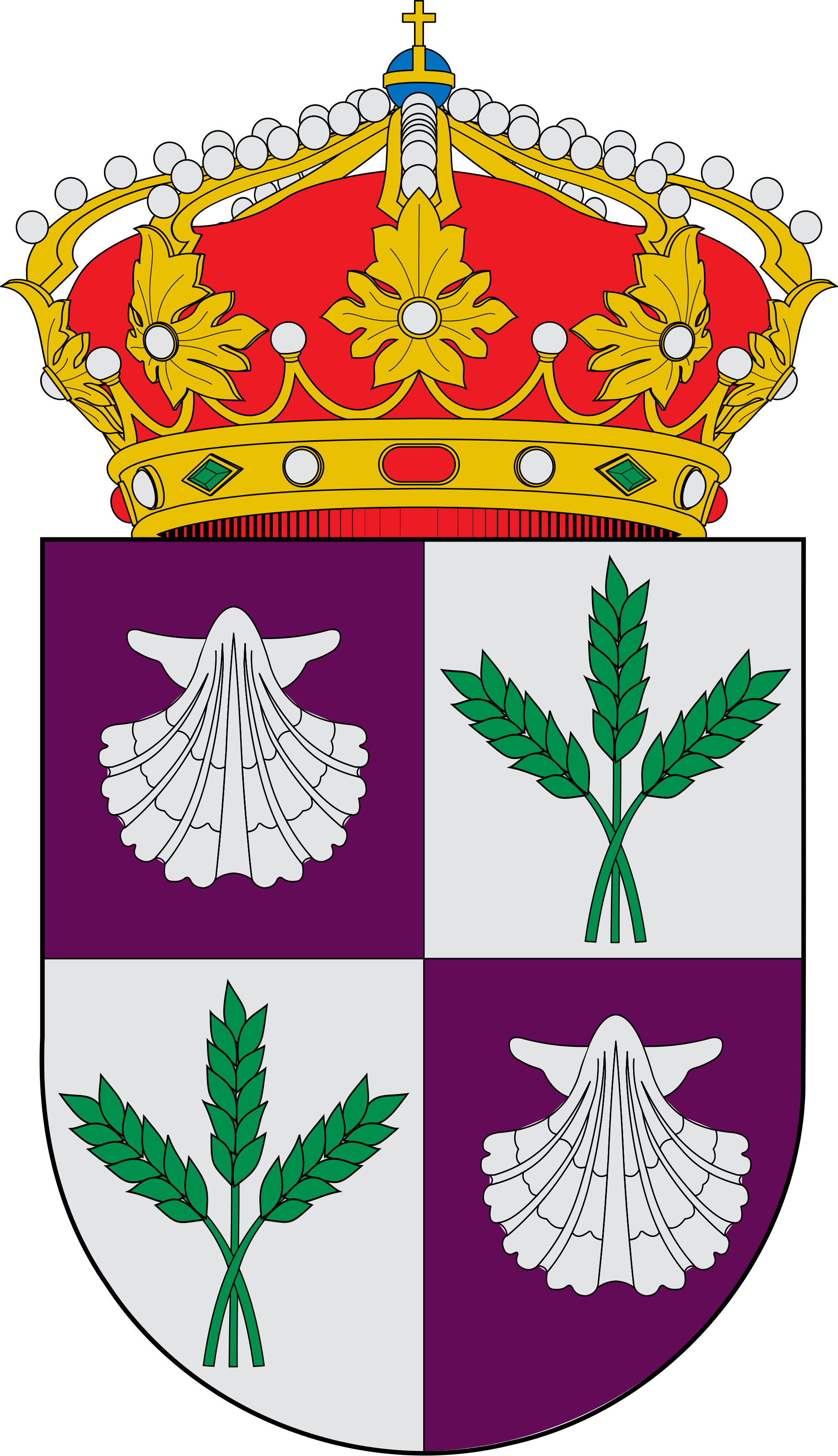 Open - Escudo Cabanillas Del Campo (2000x3476), Png Download