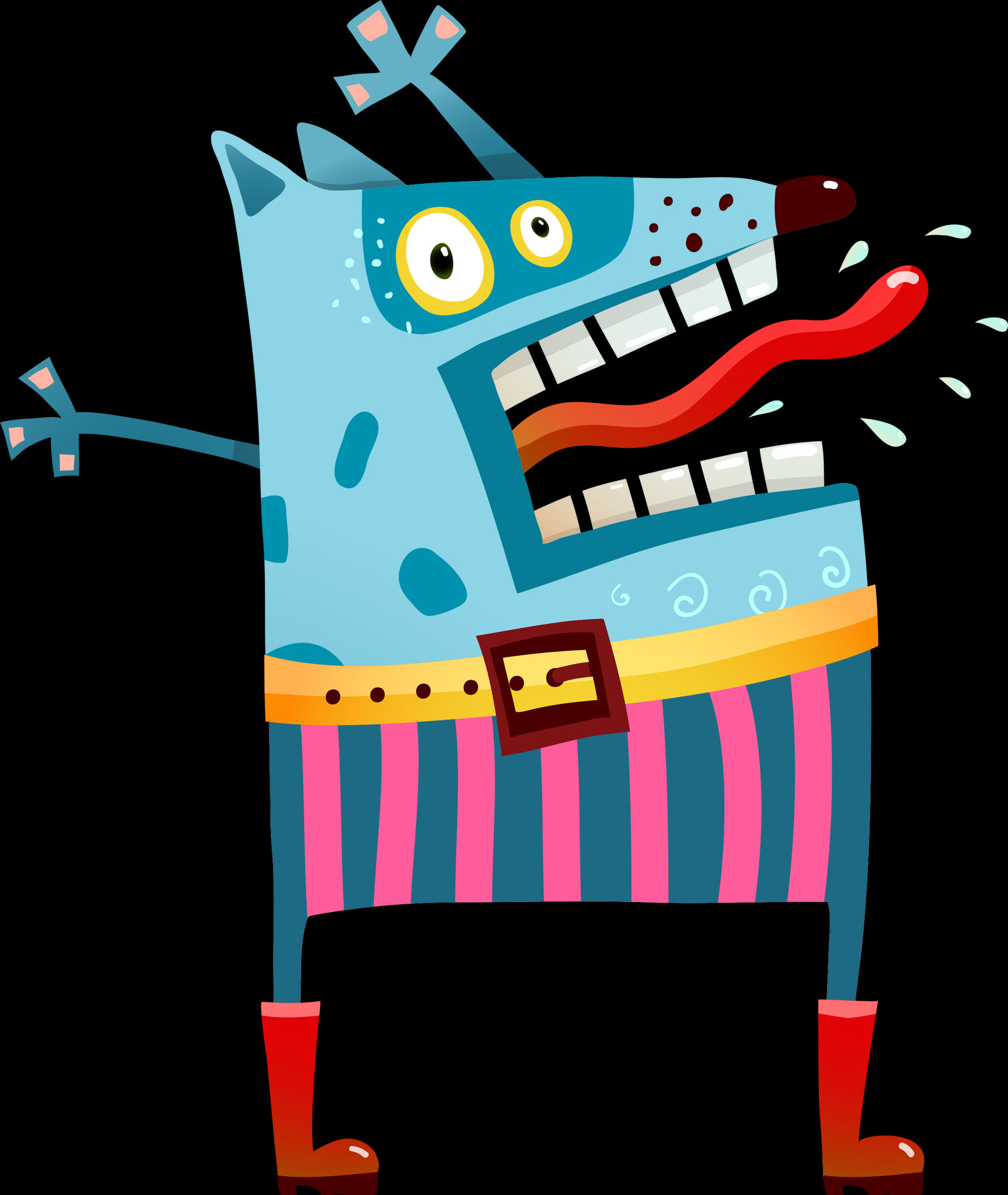 Lo Más Sorprendente Era Que El Perro Comía, Lo Único - Dog (1727x2048), Png Download