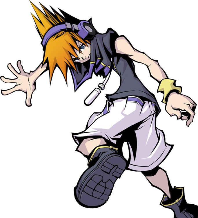 Sexy Anime Girl Art Render - World Ends With You Character Design (683x751), Png Download