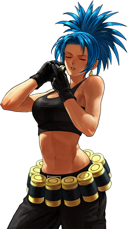And Terry Bogard - Leona Heidern (441x789), Png Download