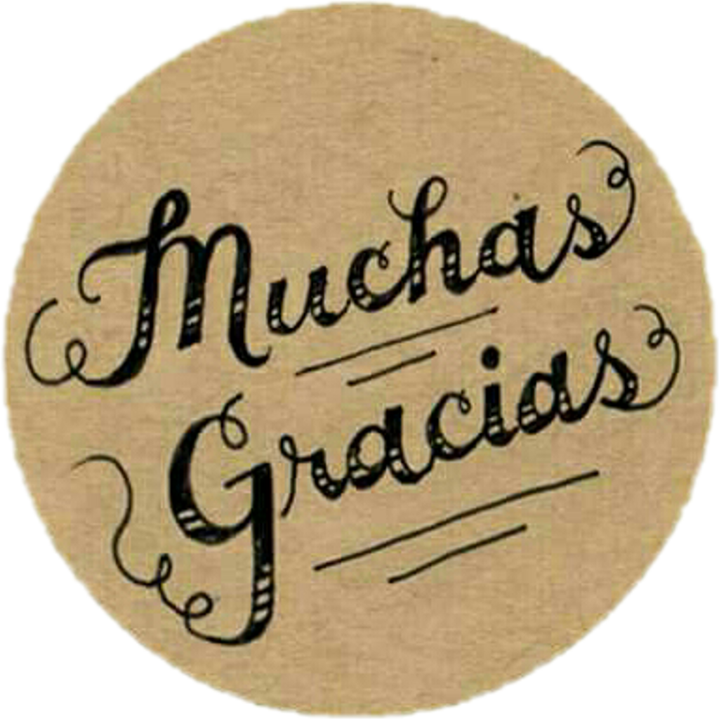 Muchas Gracias (1024x1024), Png Download