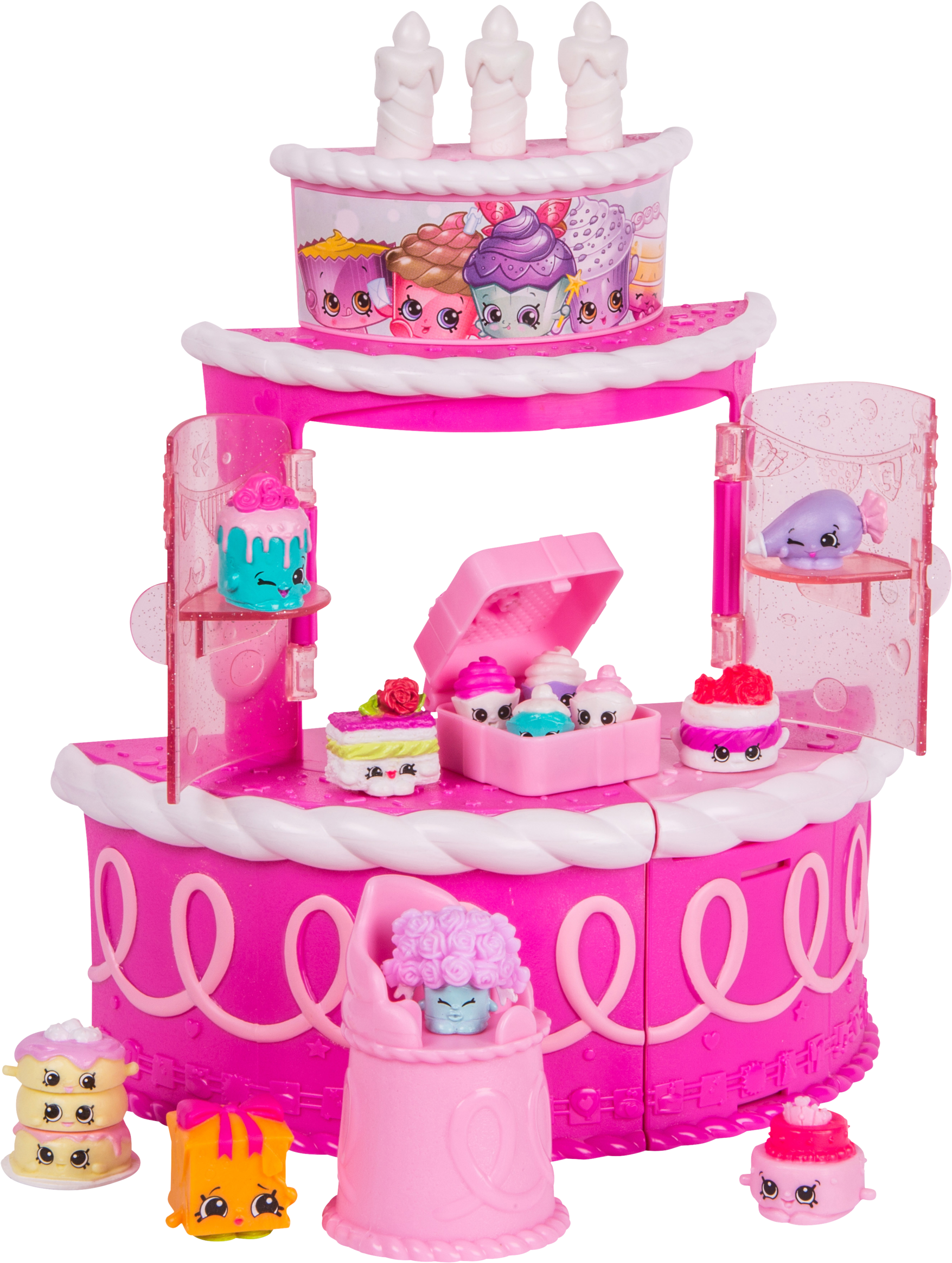 Shopkins S7 Playset ,birthday Cake, , Large - Shopkins Birthday Cake Surprise (1800x2390), Png Download