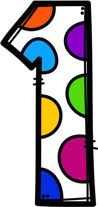 Five For Friday - Numeros Png Preescolar (430x826), Png Download