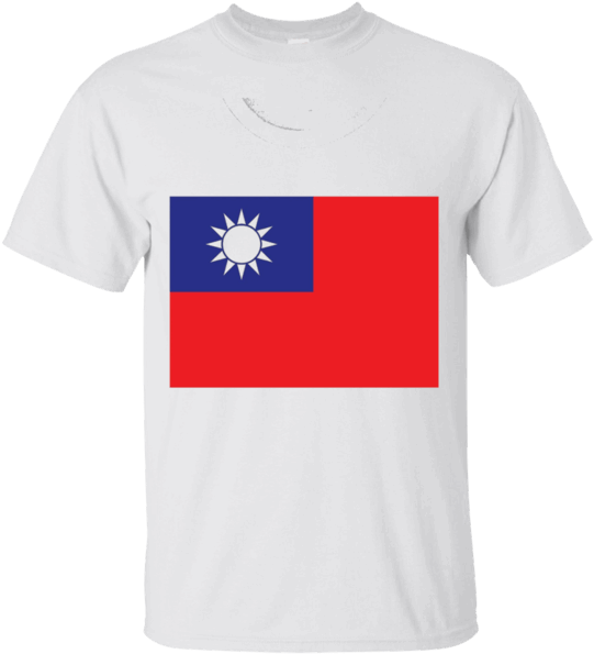 Flag Of Taiwan Taiwanese National Flag Shirt Https (600x600), Png Download