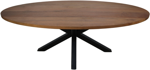Oval Table Top Oakland - Coffee Table (854x397), Png Download