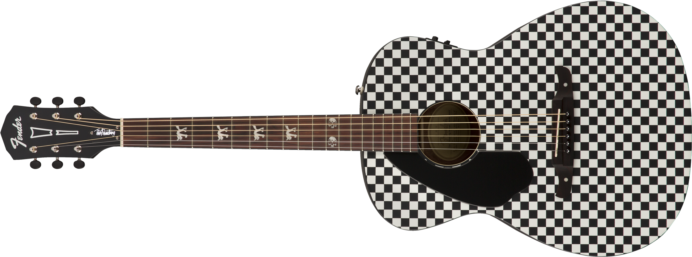 Electro Acoustic Guitar Fender (2400x897), Png Download