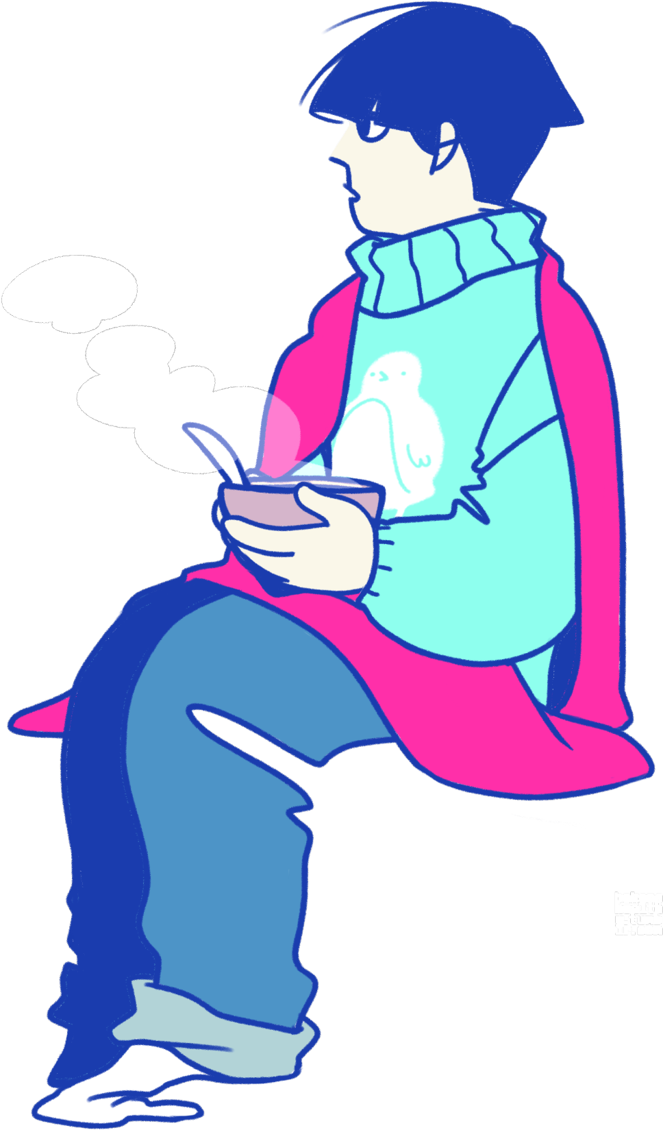 Currently In A Mood Psycho 100, Mob Psycho, Sad - Sitting (1280x1808), Png Download