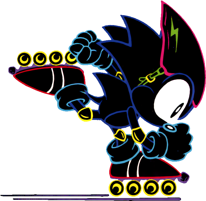 Qoo0 Sonic Colors Sonic Drift Sonic Chronicles - Sonic Xtreme Art (730x714), Png Download