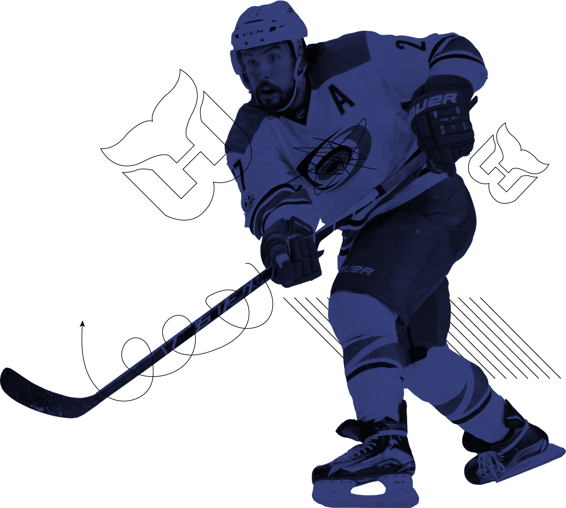 College Ice Hockey (1865x1674), Png Download