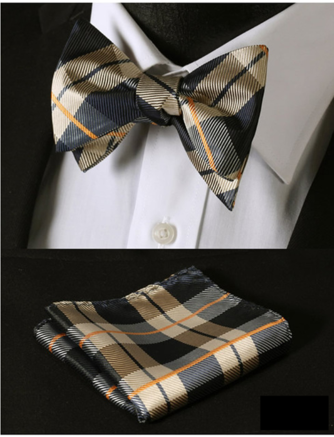 2d73498a Aa10 42c6 Bae8 F87b3d607a9111 - Tc4030z8 Orange Brown Check Jacquard Silk Lots Men (900x900), Png Download