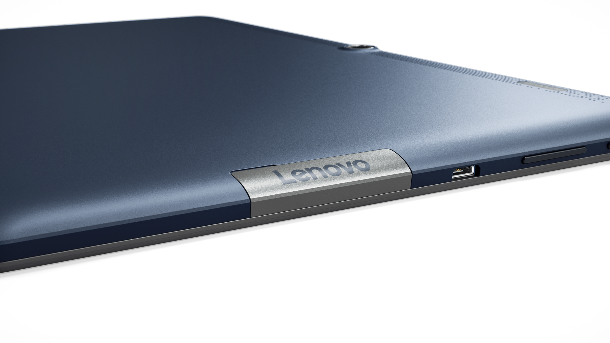 12 Tab3 10inch Close Up Lenovo Logo Blue 2016 12 21 - Gadget (2000x1126), Png Download