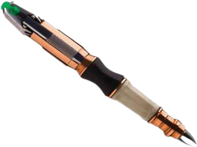 Sonic Screwdriver Ink Pen - Doctor Who Sonic Screwdriver (650x487), Png Download