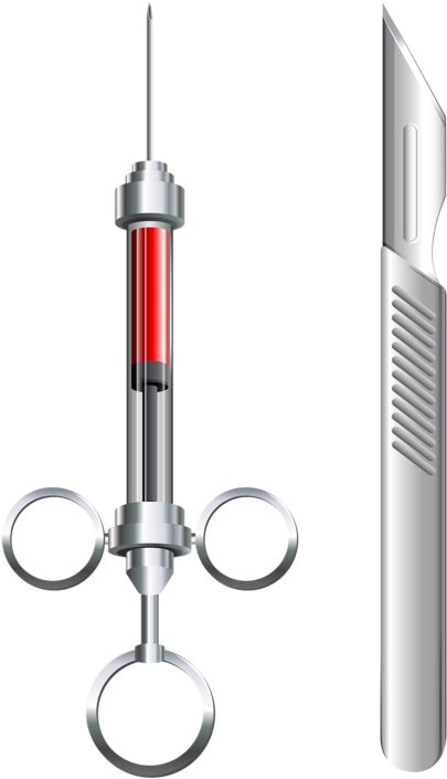 Syringe Clipart Medicine Label - Medicine (483x800), Png Download