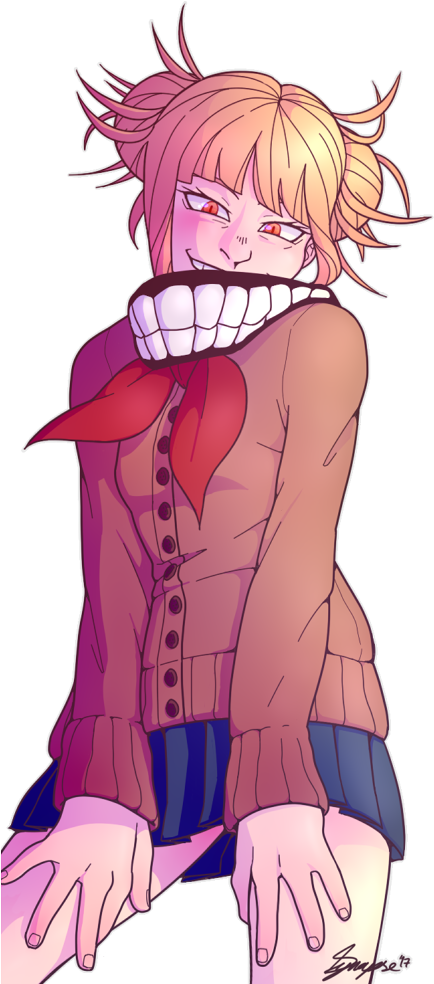I Drew My Boyfriend's Favorite Boku No Hero Academia - Toga (466x1003), Png Download