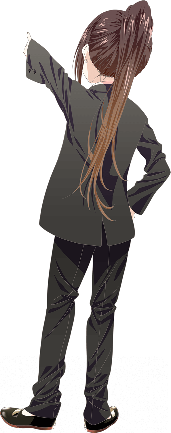 Chizuru Back - Chizuru Hand Shakers (594x1497), Png Download