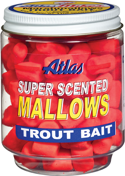 Atlas Mike's Bait Glitter Glo Mallows, Orange (576x792), Png Download
