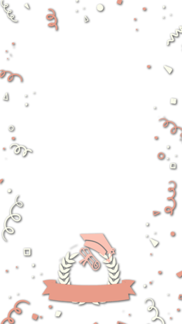 About 819 Free Commercial & Noncommercial Clipart Matching - Graduation Snapchat Filter Png (260x462), Png Download