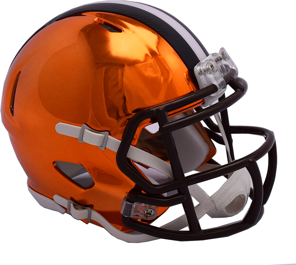 Cleveland Browns Helmet Png - Nfl Chrome Helmets 2018 (1000x885), Png Download