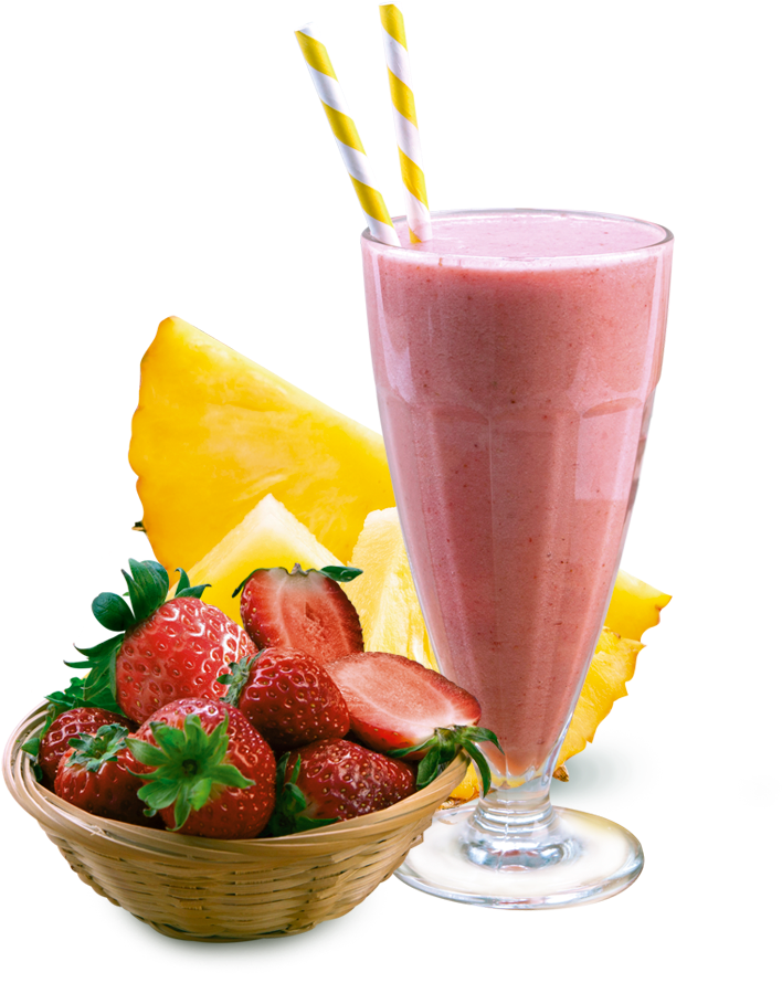 B4 Pineapple Sunset - Smoothies Png (960x960), Png Download