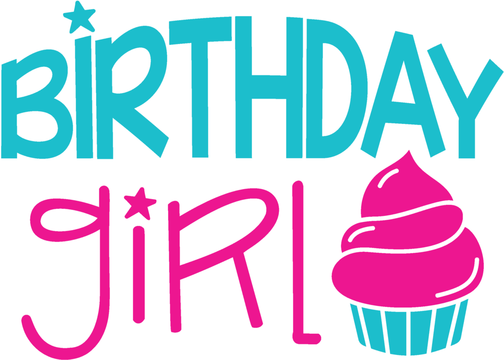 Banner Library Library Birthday Svg - Birthday Girl Free Svg (1024x745), Png Download