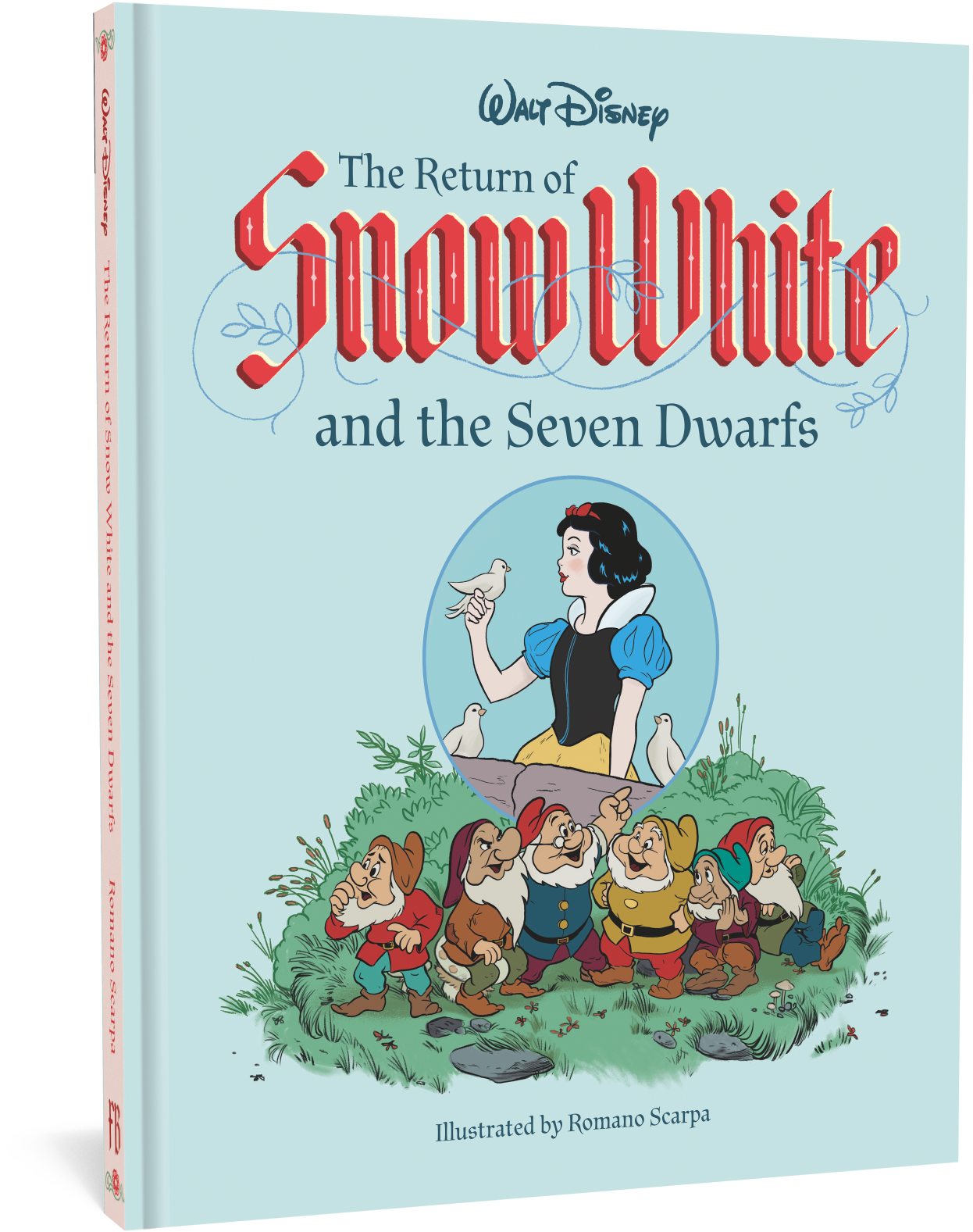 Snow White Cover - Return Of Snow White And The Seven Dwarfs Book (1390x1702), Png Download