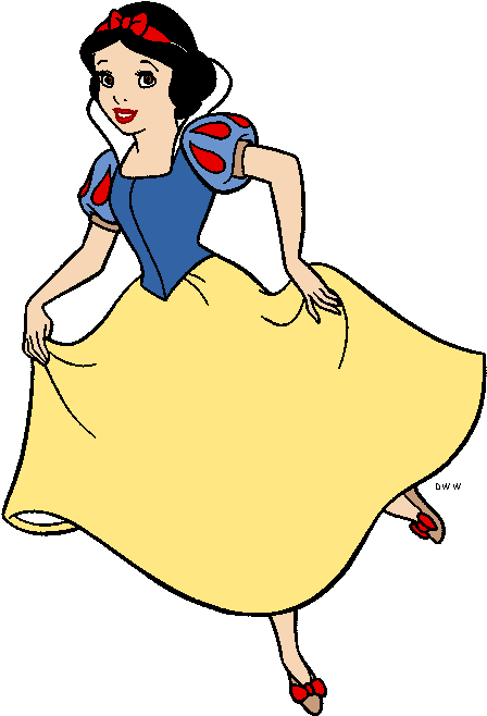 Snow White Dwarfs Clipart - Snow White Cartoons Clipart (464x679), Png Download