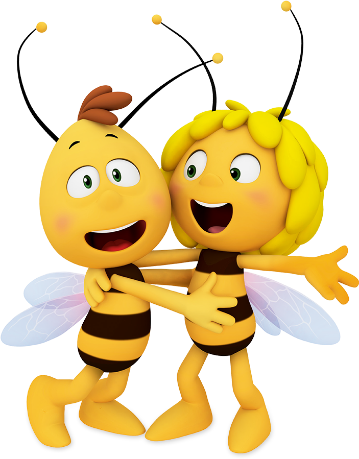 Maya The Bee Insect Honey Bee Clip Art - Ravensburger 20328 4 Maya The Bee Old Maid Card Game (1920x962), Png Download