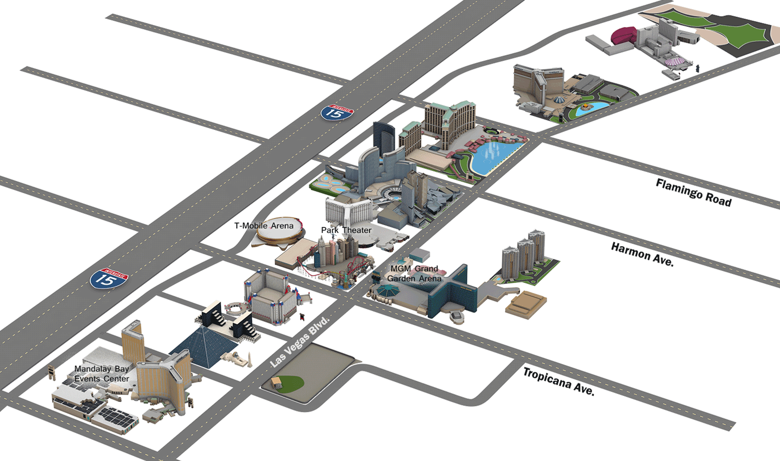 The Best Hotels In Las Vegas Mgm Resorts - Las Vegas (1584x936), Png Download