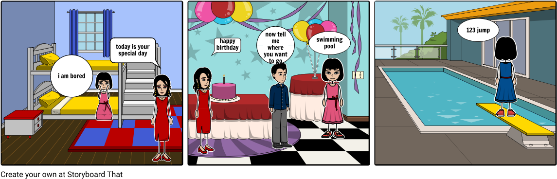Birthday Girl - Cartoon (1164x385), Png Download