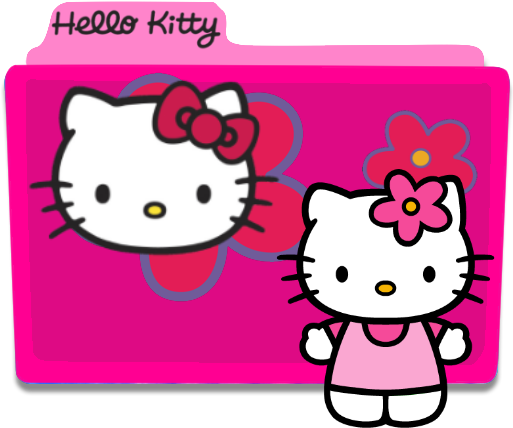 Birthday Wishes For Bae Girl - Icon Folder Hello Kitty (513x428), Png Download