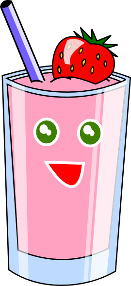 Picture Free Stock Smoothie Clipart Blueberry Smoothie - Smoothie Clipart (270x589), Png Download
