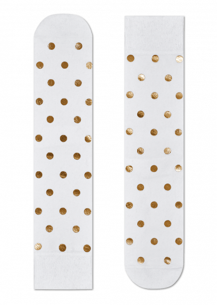 Special Special Metallic Dot Happy Socks - Polka Dot (427x600), Png Download