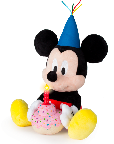 Mickey Happy Birthday - Pliš Mickey Happy Birthday (600x600), Png Download