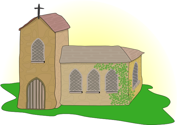 Church Clip Art (600x417), Png Download