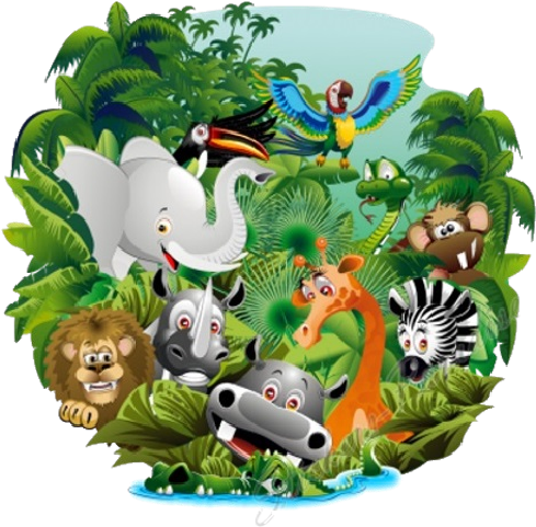 Download Jungle Animals Free To Copy - Cool Jungle Animals Cartton - HD ...