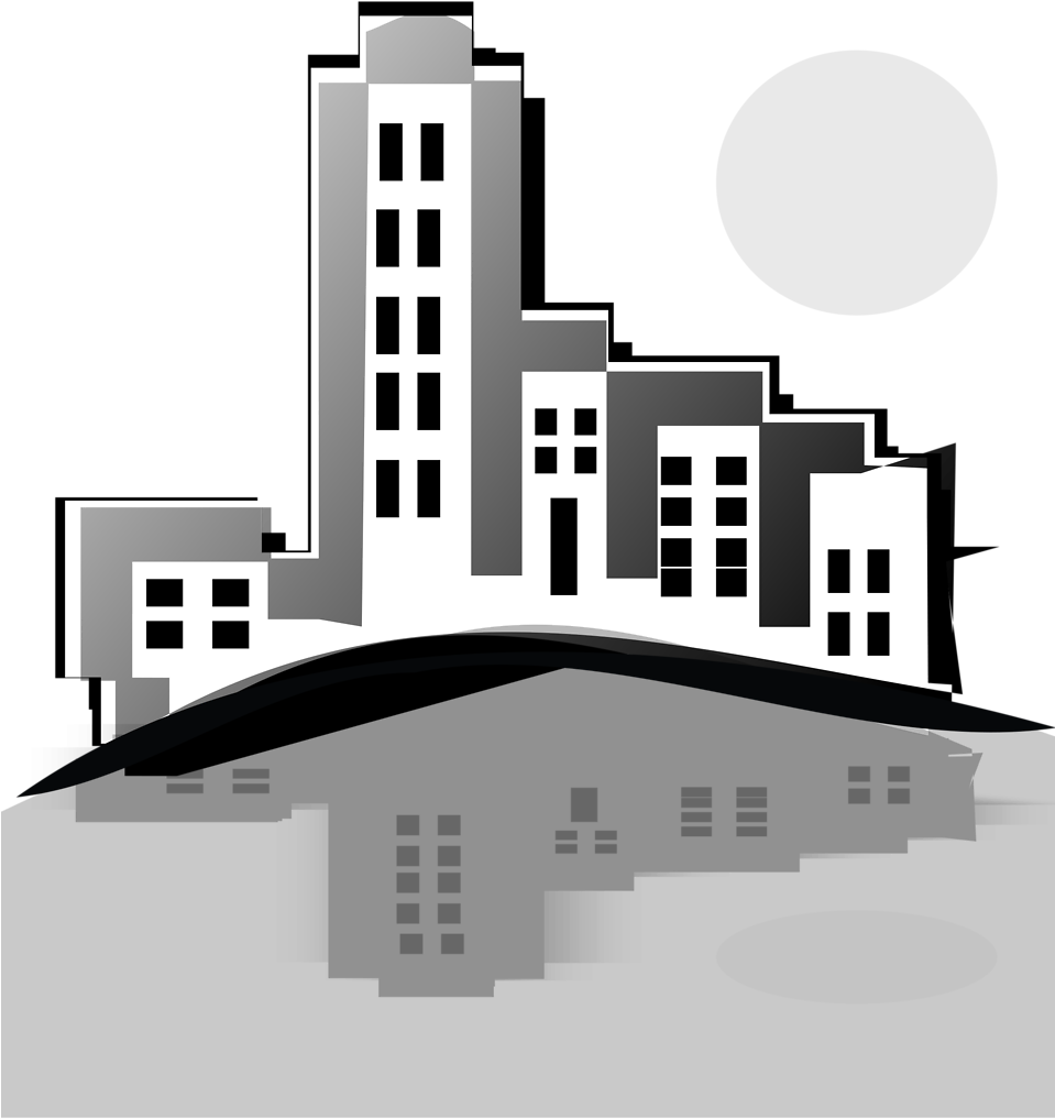 Buildings Free Stock Photo Illustration Of In - Clipart Real Estate (958x1239), Png Download