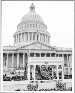 President Richard Nixon Delivering His Inaugural Address (799x320), Png Download
