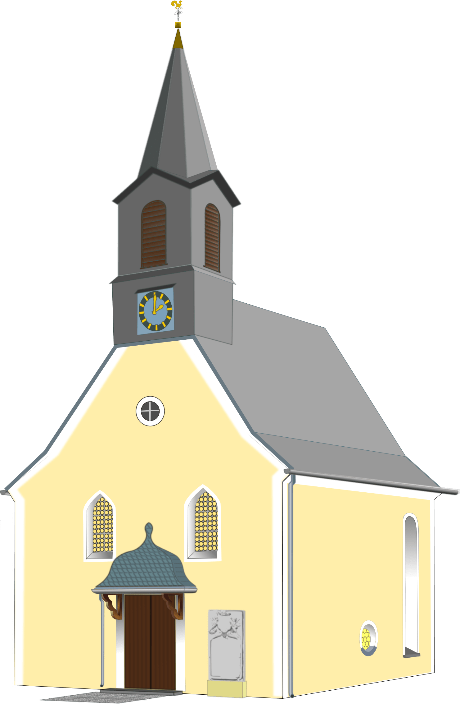 Small Village Png Stickpng - Church Transparent Background (1481x2289), Png Download