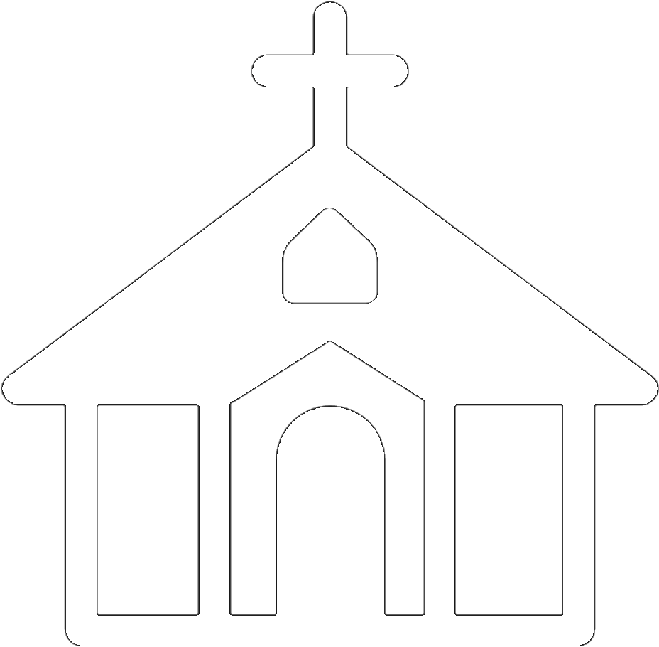 Church Clipart Icon - Church Icon Png White (944x928), Png Download
