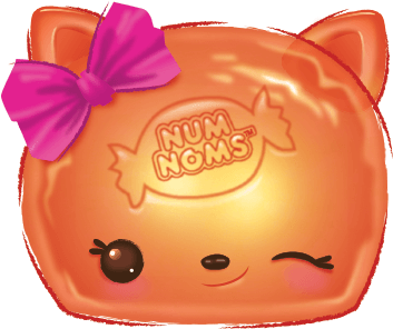 Hard Candy Num Orange Sweets - Domestic Pig (445x430), Png Download