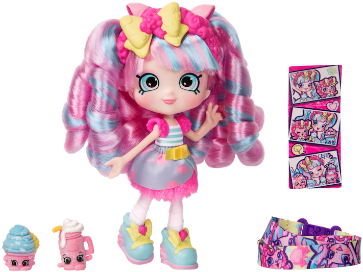 Shopkins Season 9 Wild Style Shoppies Candy Sweets - Shopkins Shoppies Wild Style (762x618), Png Download