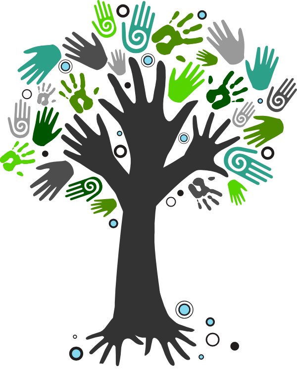 As A Community, We Still Face Unemployment Rates, Disproportionate - Helping Hand Tree Png (600x755), Png Download
